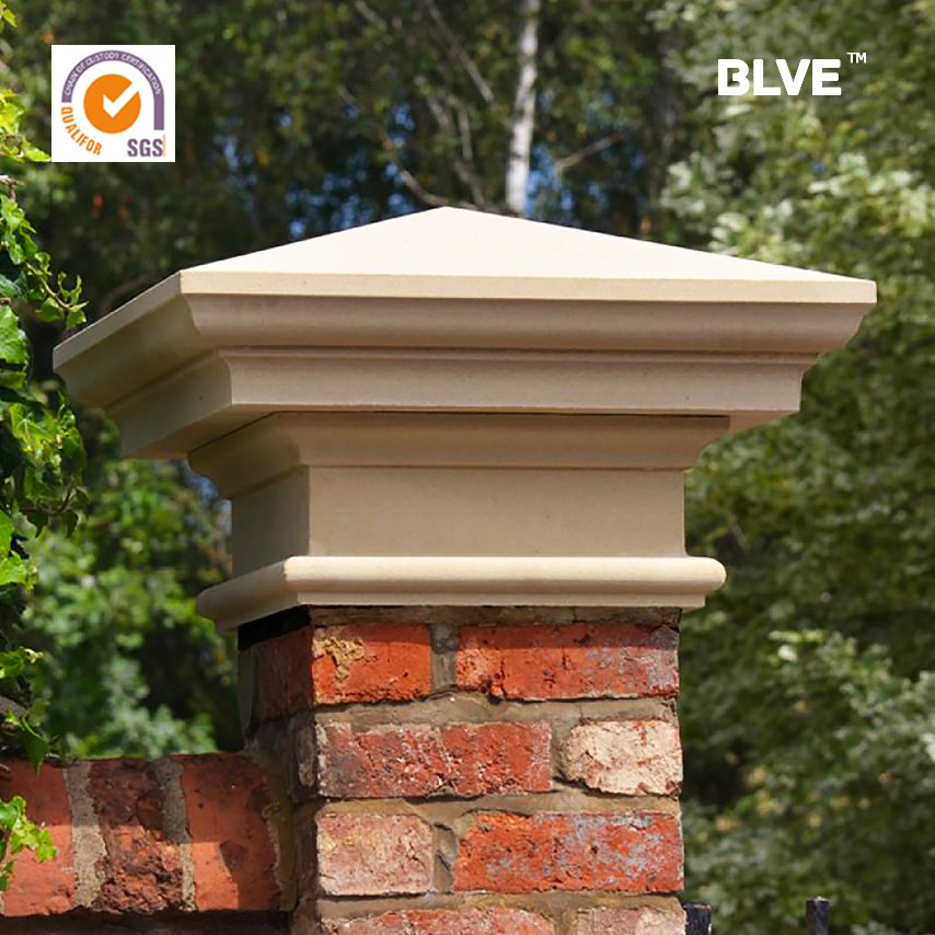 Good Price Outdoor Yard Decorative Stone Pillar Caps for House Mcy-34