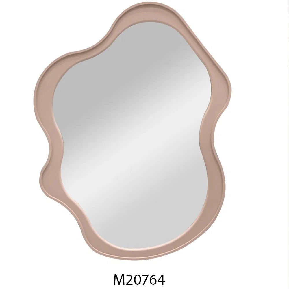 Plastic Irregular Cloud Shaped Hotel Desk Top Decoration Make up Dressing Mirror