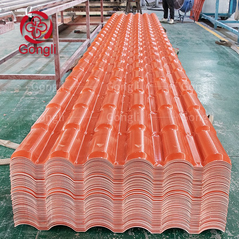 Slate Effect Tiles UPVC Roofing Sheet Plastic PVC Roof Tile