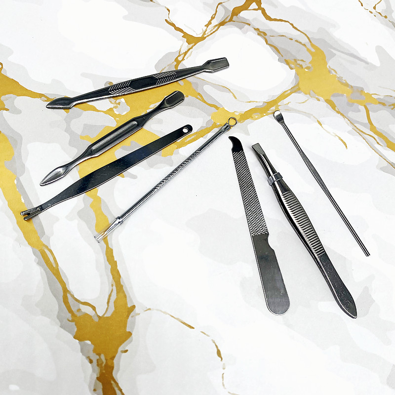 12-Piece Nail Tools Portable Leather Bag Manicure Nail Clipper