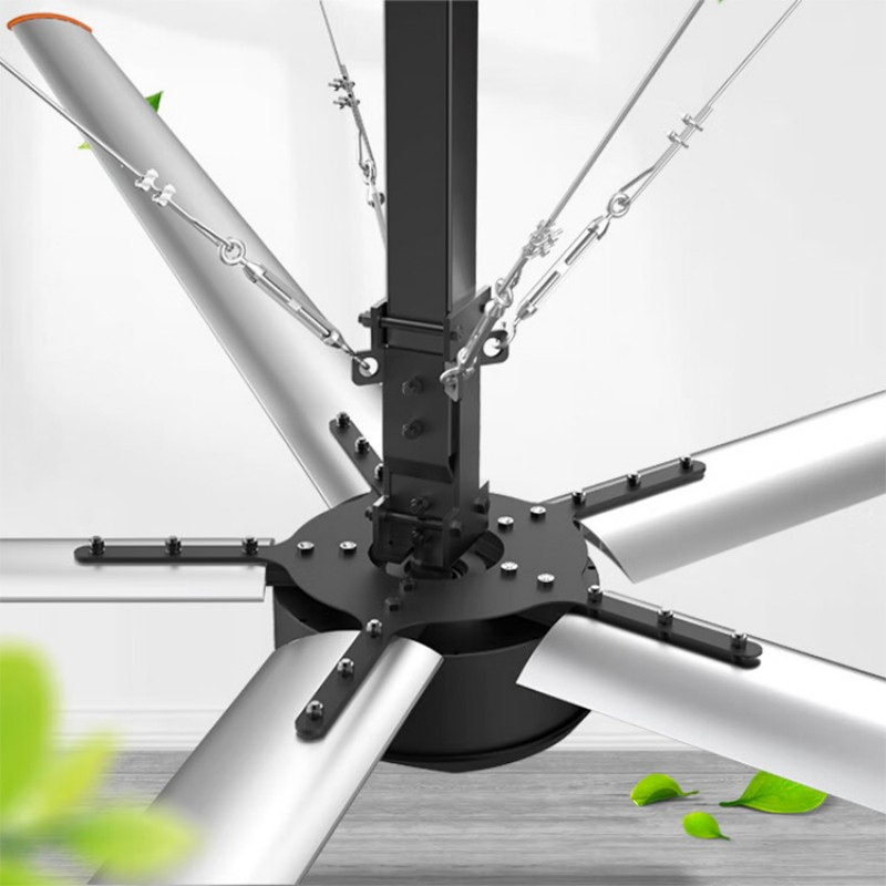 DC Ventilation System Fan Electrical Fan Large Air Volume Ceiling Fan Energy Saving Industrial Rail Equipped Ceiling Fan
