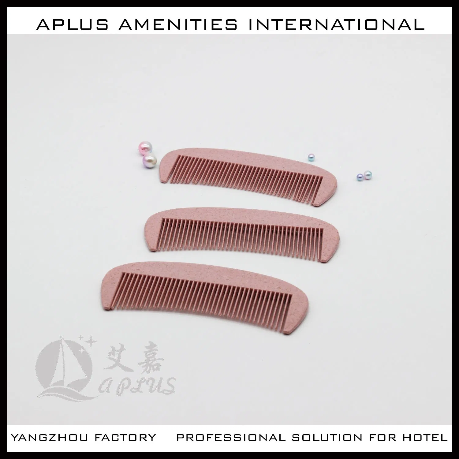 Custom Logo Wholesale Hotel Hair Comb 07