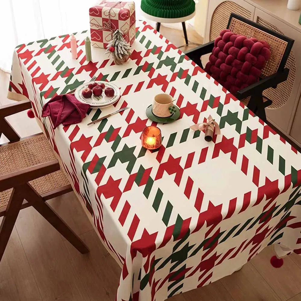 Colorful Vintage Christmas Tablecloth Wholesale