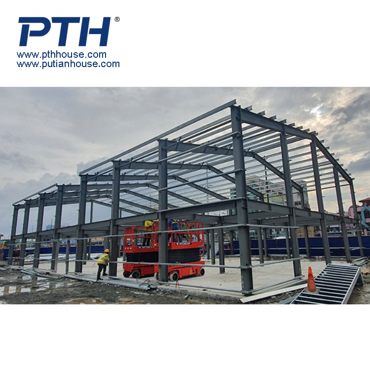 Steel Structure Framed Industrial Office Metal Building