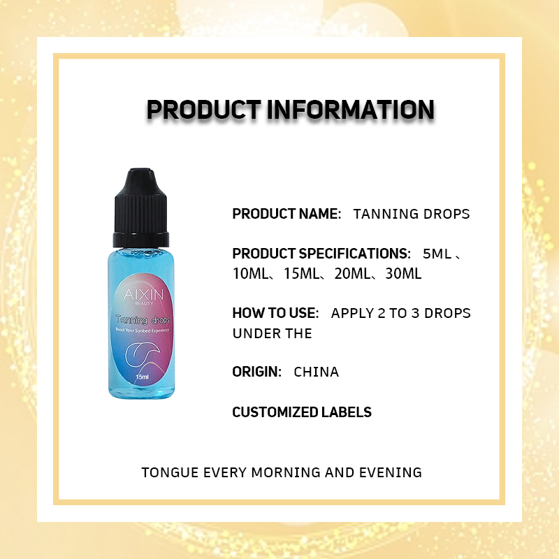 Beauty Cosmetics Skin Care Sunless Fake Tan Accelerator Self Tanning Drops