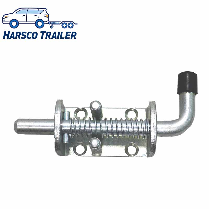 135mm Zinc-Plated Spring Pin Latch Spring Bolt Latch for Trailer Gate