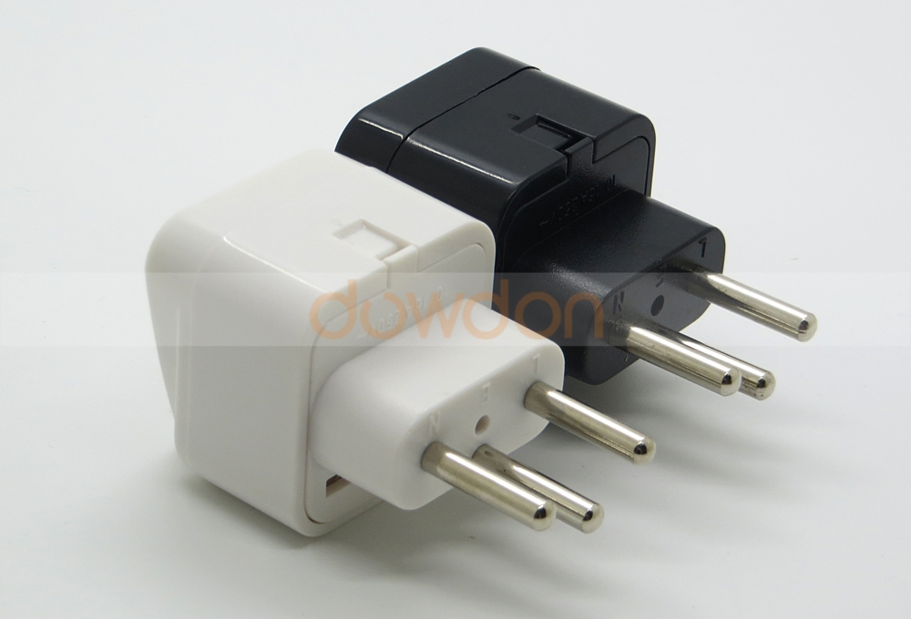 Universal Travel Adapter Electric Plugs Sockets Converter EU Au Us UK to Switzerland Travel Plug 3 Round Pin Adaptor