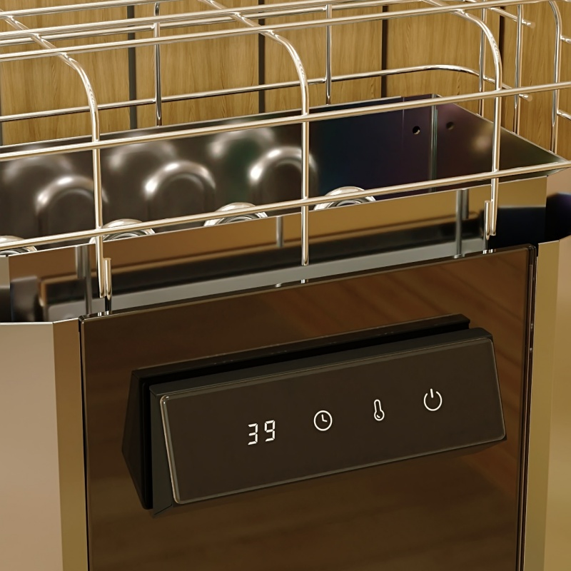 Stepon 220V Electric Sauna Stove Heater 3h Timer Home Hotel SPA Shower