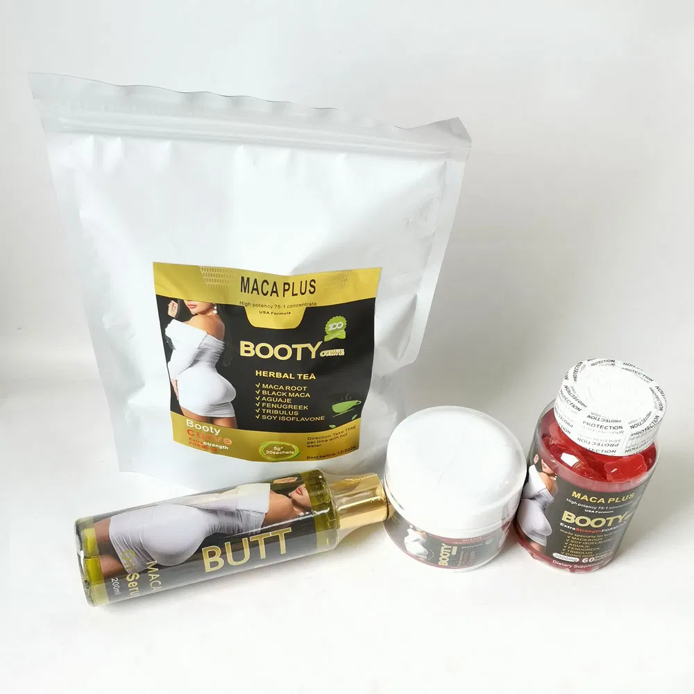 OEM/ODM Big Butt Enlargement Set Aguaje Ultimate Black Maca Buttocks Hip Enlargement Oil Cream Butt Lift Enhancement Cream Set