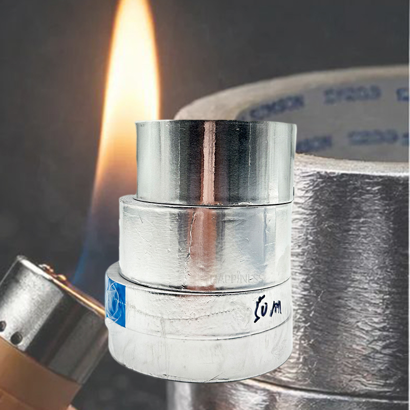 Flame Retardant Self Adhesive Aluminum Foil Tape for Industrial Thermal Insulation