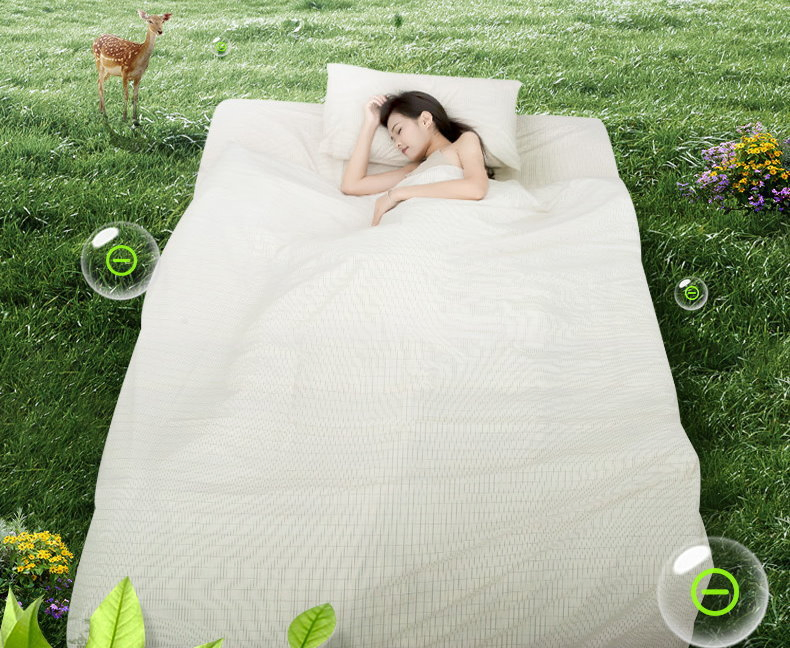 Silver Baby Grade Cotton Anti Emf Conductive Earthing Sheets
