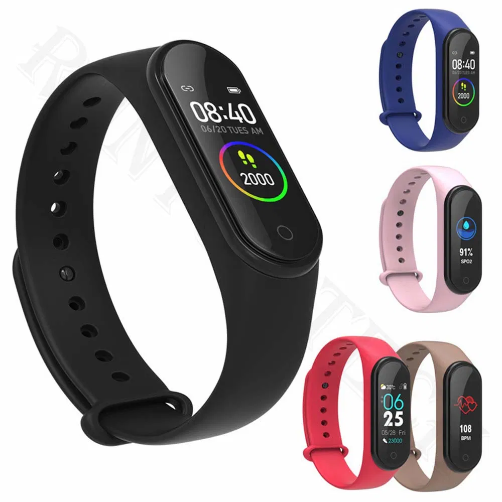 Фитнес-браслет MiBand M4 с цветным экраном
