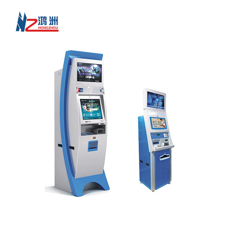 Multi Touch Screen Standing ATM Machine Cash Payment Kiosk with Encrypted Pin Pad