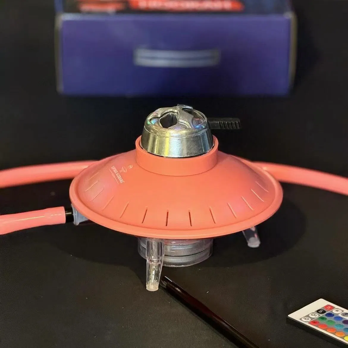 UFO Design Wholesale Customized Acrylic Hookah Shisha with LED Light