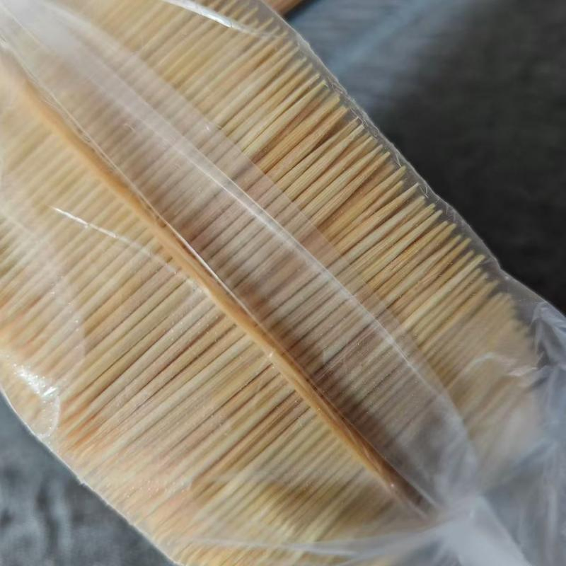 Natural Bamboo Toothpick Good Quality Double Sided with Factory Wholesale Price