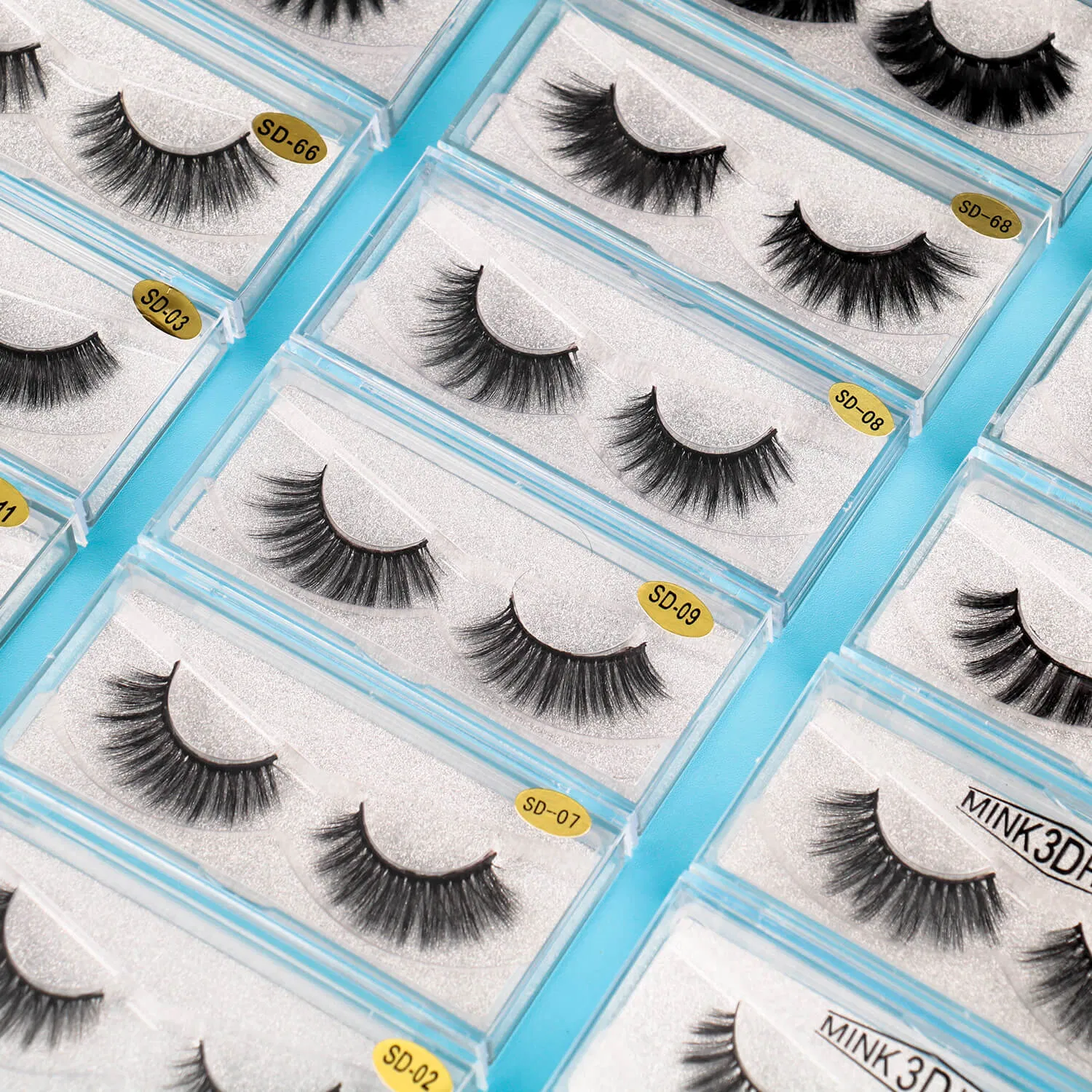 Hot Selling Private Label 3D Wispy Eyelash Fake Mink Eyelashes Supplier