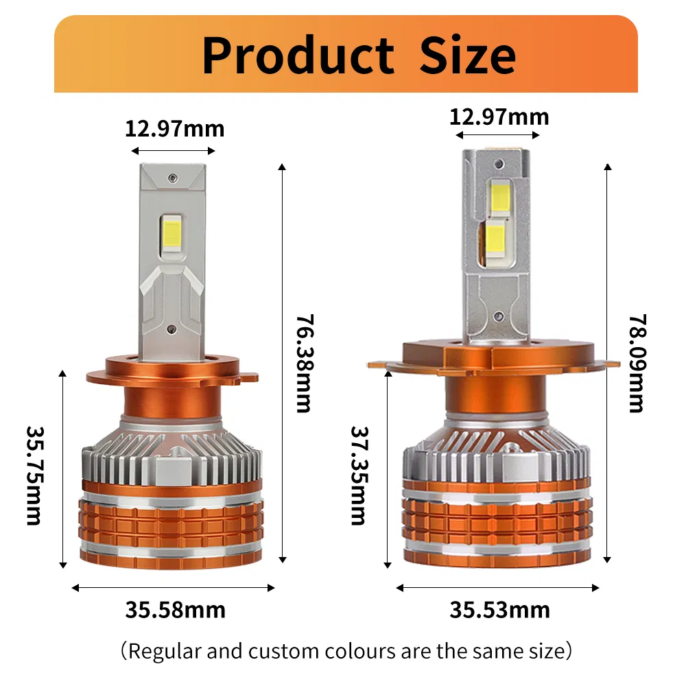 LED-лампа головного света 120W для авто, набор