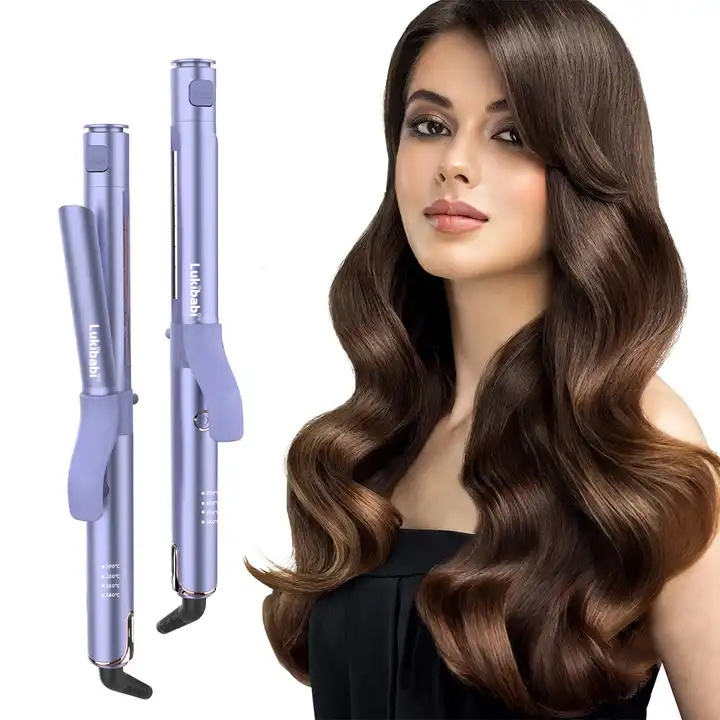 Smart Adjustable Temperature Automatic Curling Iron and Brush