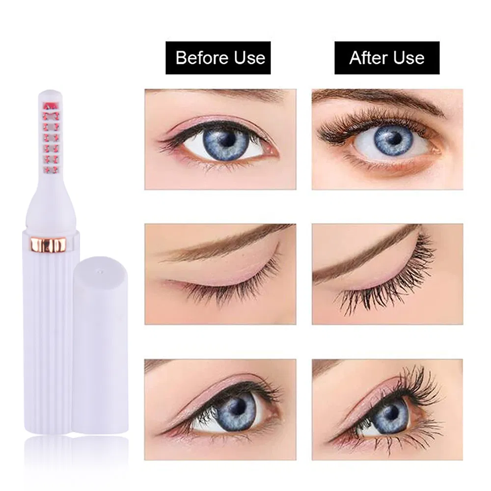 Portable Battery Operated ABS Electric Lady Eyelash Curler
