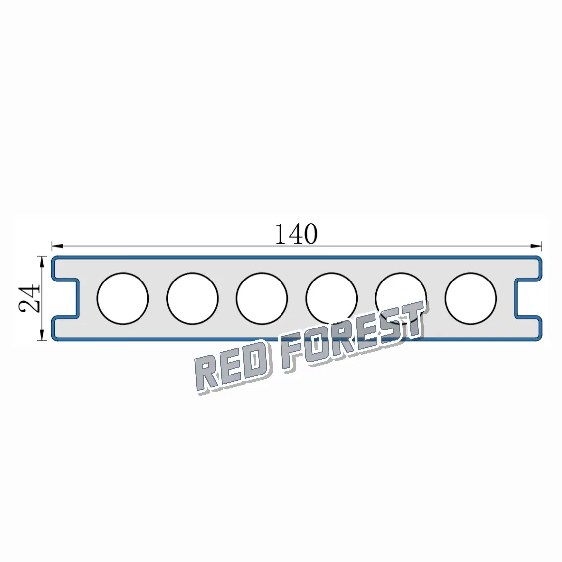 Напольное покрытие WPC 2-го поколения, коэкструзия