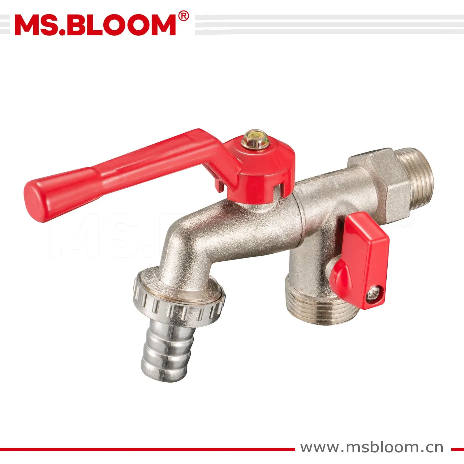 Forged Brass Lever Handle Bibcock with Nickel Plating