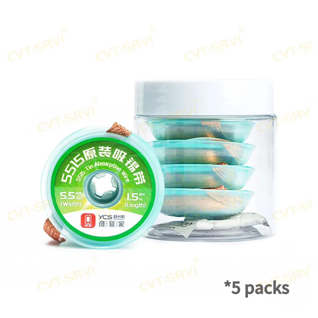 Ycs Ultra-Wide Auto Repair Detinning Belt 5515 Type Repair Suction Belt for Mobile Phone Repair Fast Fusion Fast Heat Conduction