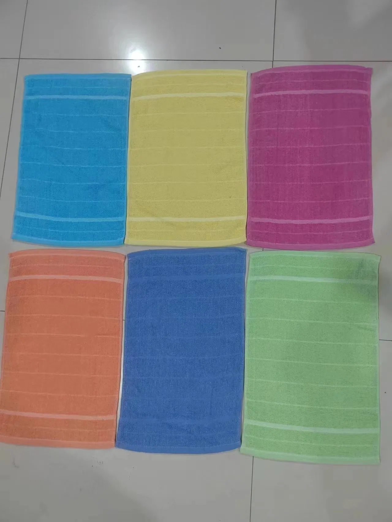 Kitchen Towel Hot Transfer Printing and Plain Colors Tea Towel Cotton Soft Printed Square Napkin Custom Logo Promotional Tea Towel