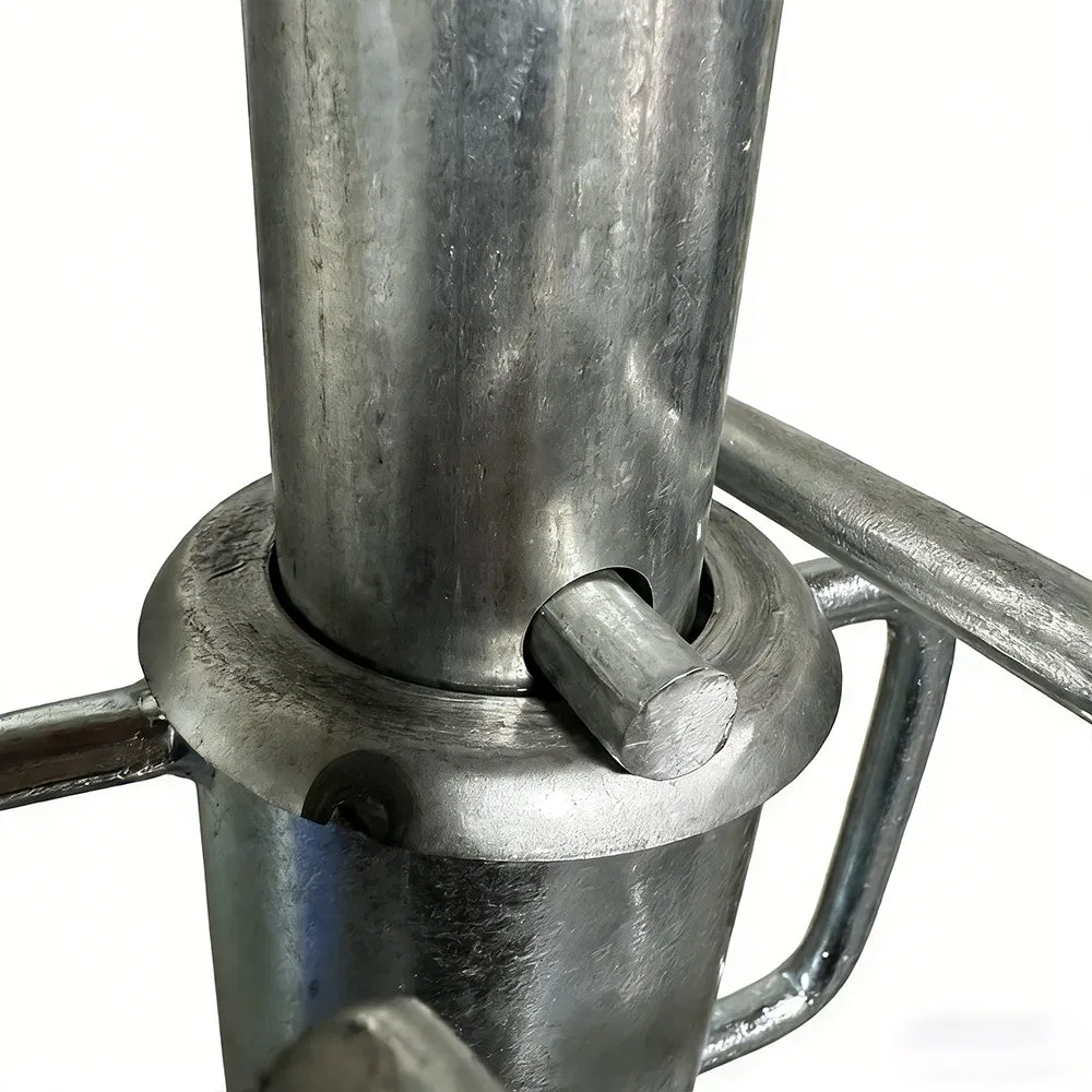Steel Scaffolding Props with Powder-Coated Protective Finish