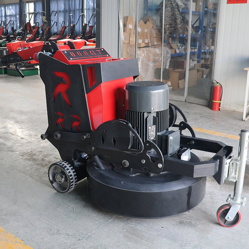 Variable Frequency Automatic Concrete Polisher Terrazzo Surface Grinder Polishing Planetary Epoxy Floor Grinding Machine with Vacuum