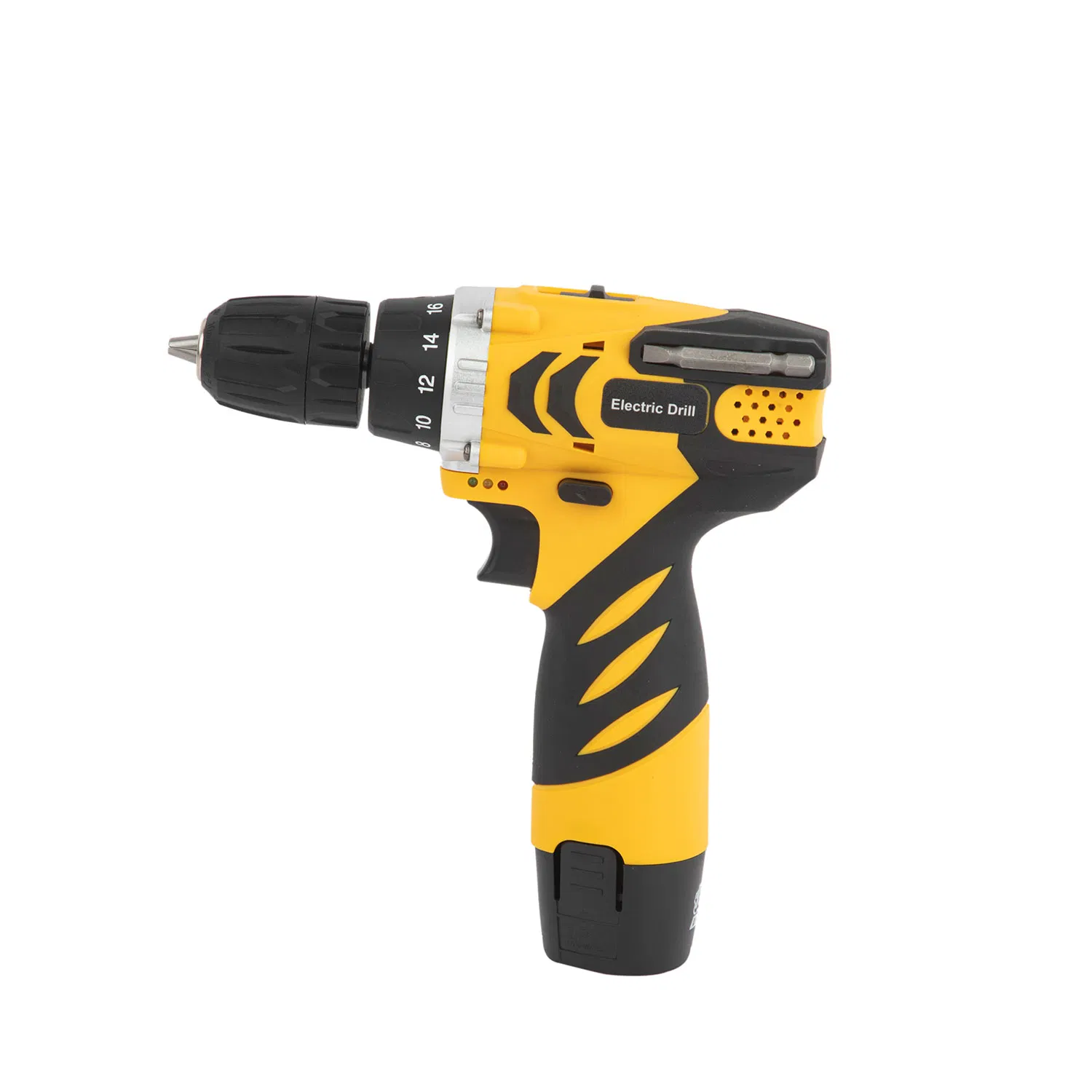 Аккумуляторная дрель-шуруповерт 12В, 2 скорости, литий