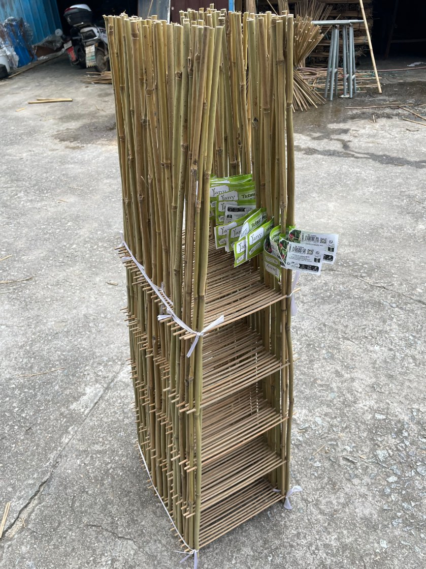 Bamboo Ladder / Trellis / Rack for Supporting Flower Plant