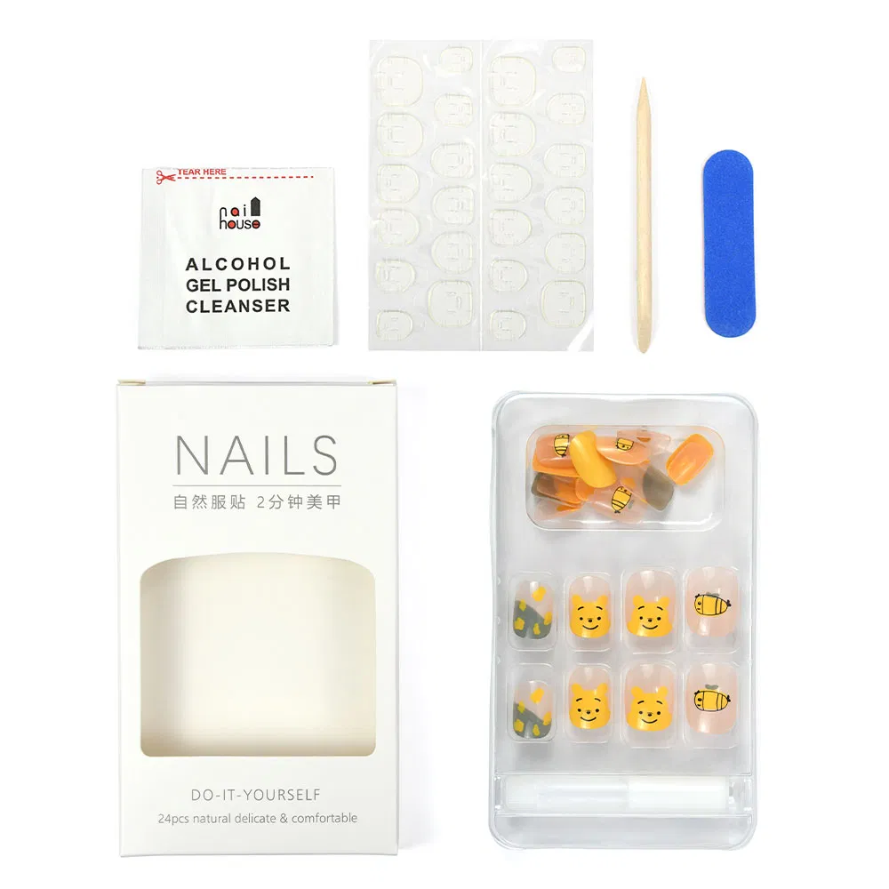 Custom Handmade False Nail Cheap Price Colorful Artificial Fake Acrylic Press on Nails Art