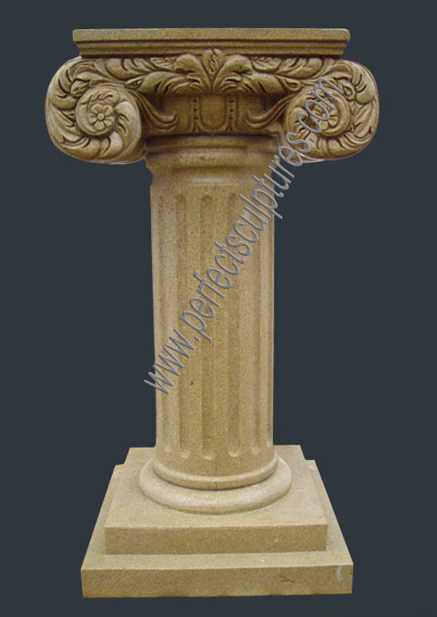 Classic Decorative Marble Stone Roman Pillars (QCM251)