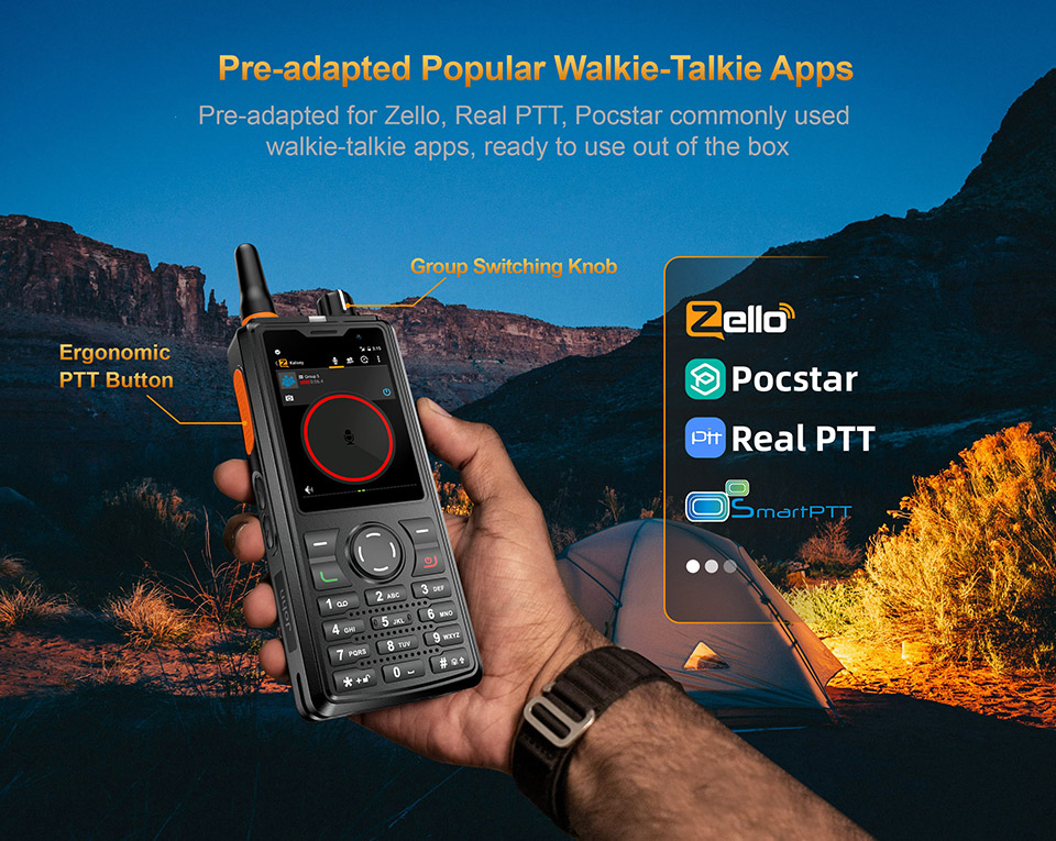 Портативная рация UNIWA F41 с Android и 4G