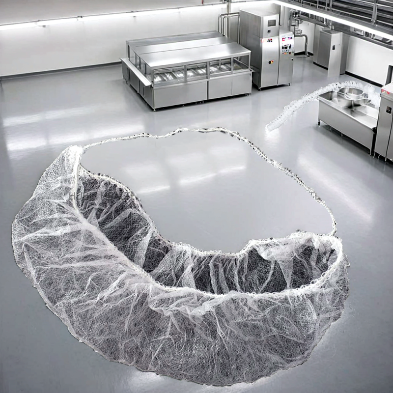 Disposable Polypropylene Beard Cap Covering with Single Loop