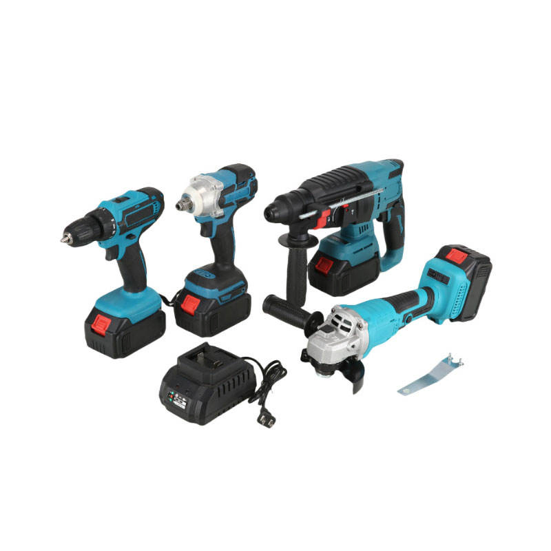 Комплект электроинструмента с бесщеточной дрелью и кейсом