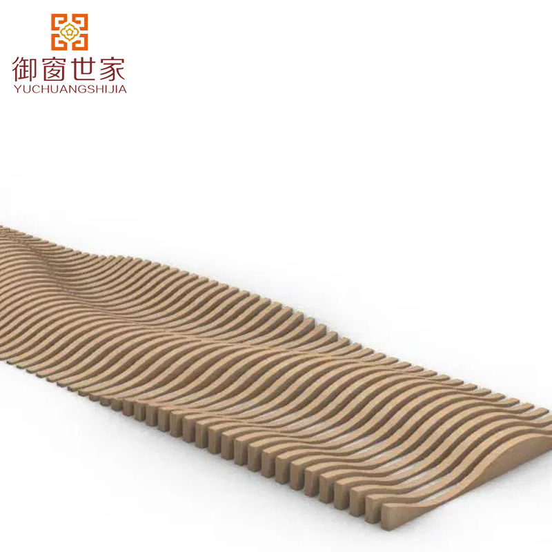 Aluminum Metal Baffle Wave Design Ceiling for Corridors Decoration