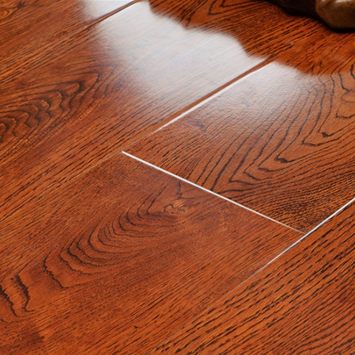 Direct Sell Waterproof High Gloss Shiny Grey Laminate Flooring Wood 12mm