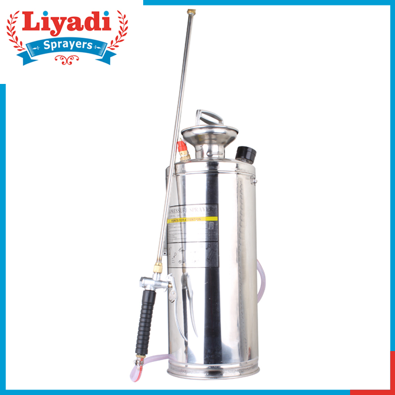 Garden Manual Hand 8L Stainless Steel Trigger Sprayer