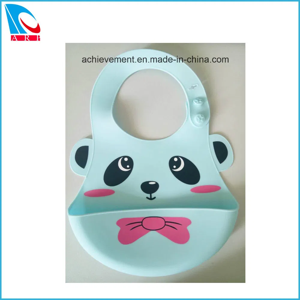 OEM Soft Infant Silicone Baby Bib BPA Free Eco Friendly Bib Supplier