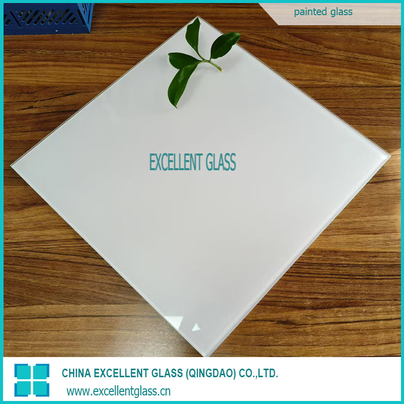 Black Painted Glass/High Quality Painted Glass/Epoxy/Colored/Coated/Wardrobe Glass/Vinyl Back/White Painted Glass