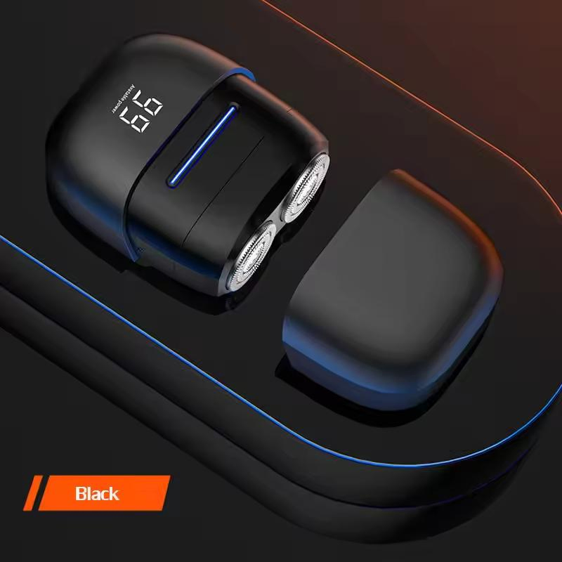 Portable Mini Shaver Double Head Rechargeable Electric Pocket Razor Electric Razor Beard Trimmer Shavers