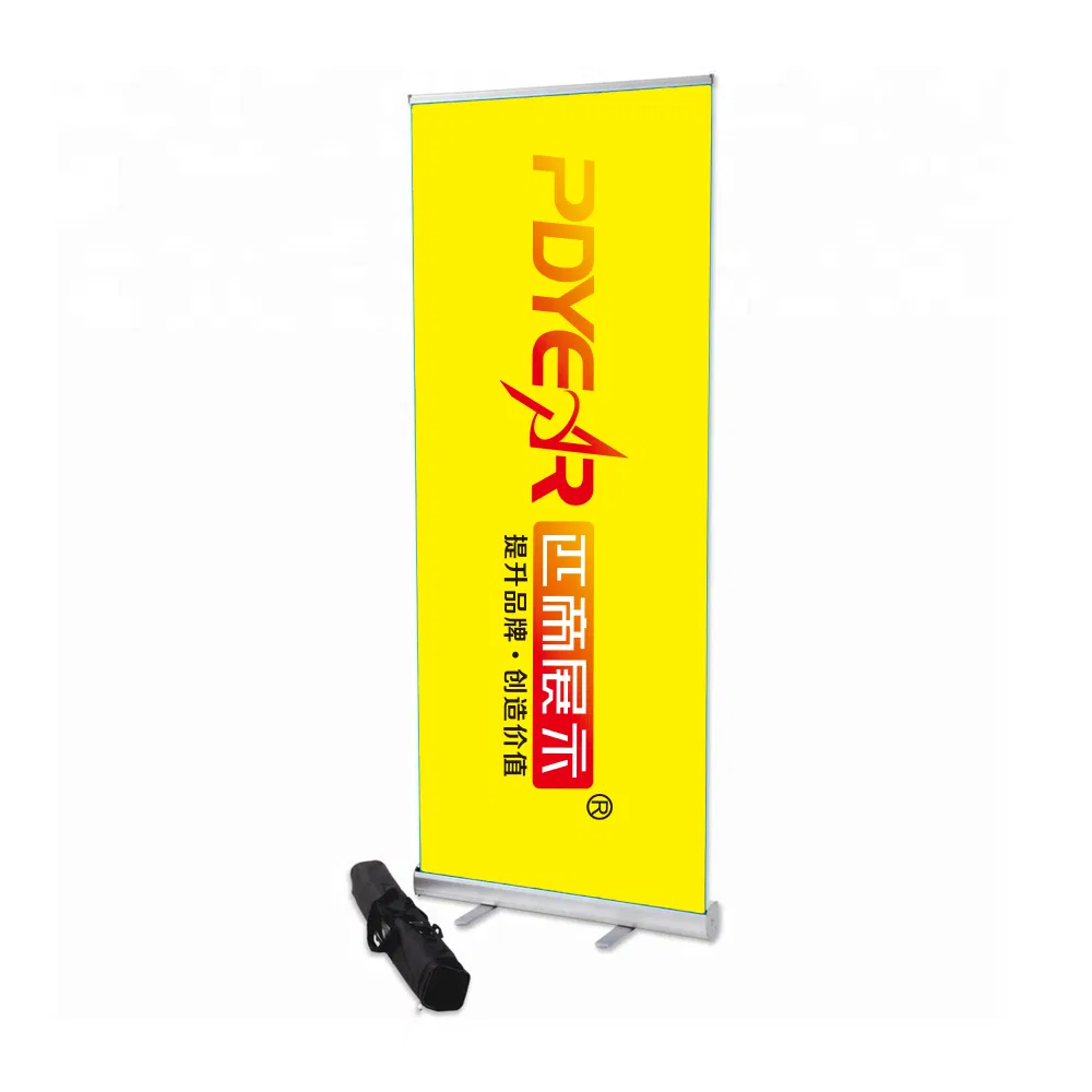 High Quality Portable Aluminum Frame Advertising Roll up Banner Stand Display