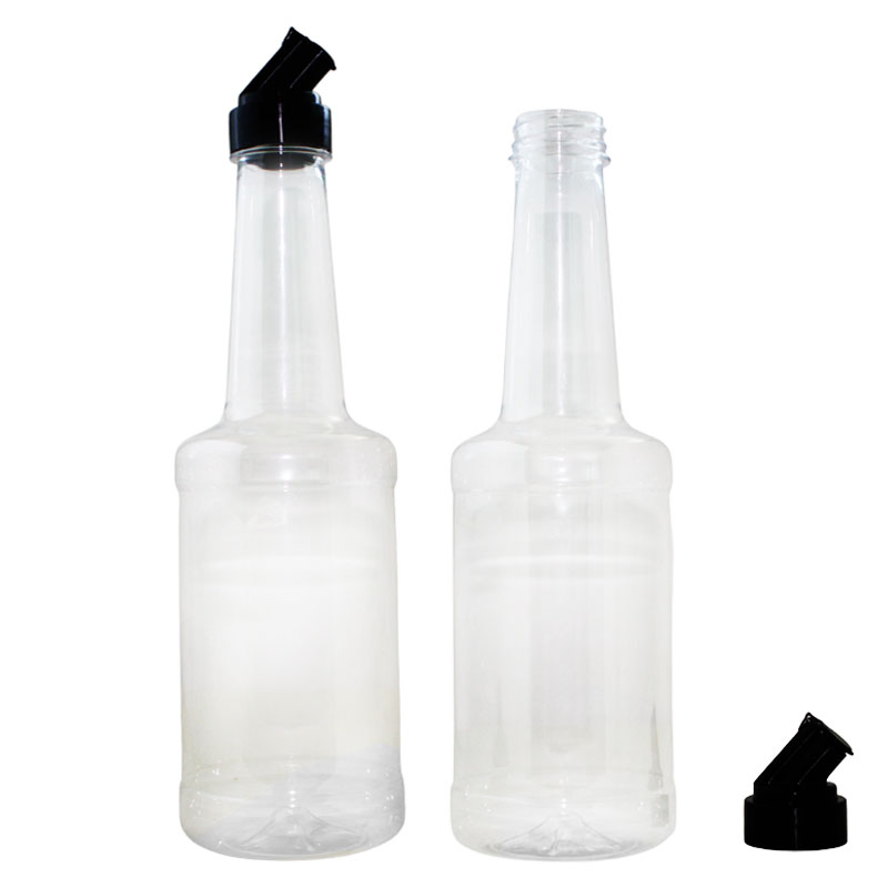 New Pattern Plastic Honey Squeeze Bottle 1000g Transparent Pet High Quality Squeeze Honey Jar Packaging