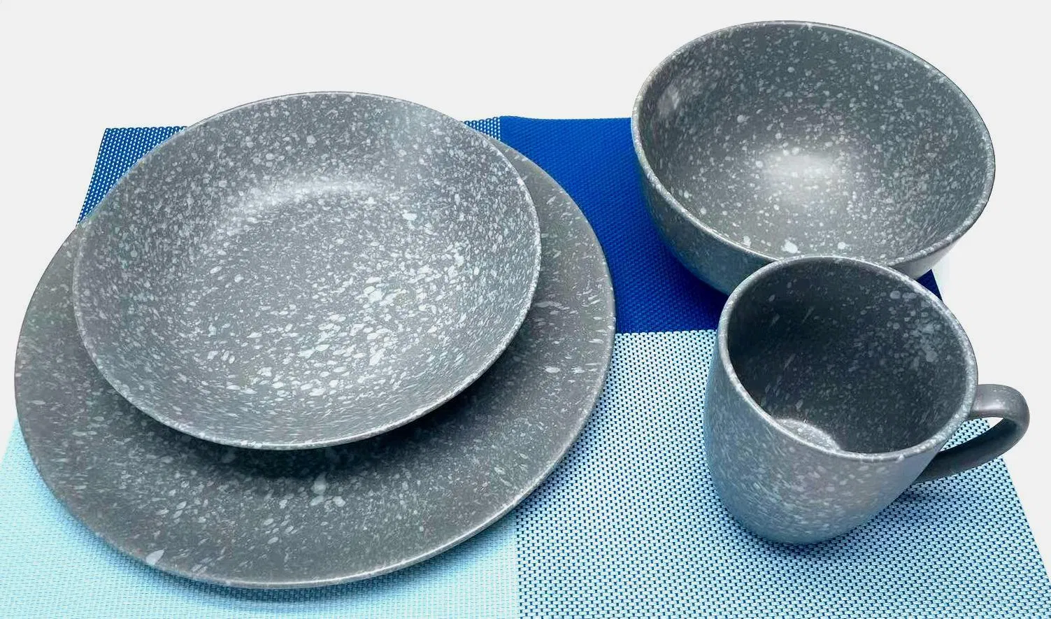 Stylish Black Printed Color Glaze Dinnerware Set Ceramic Tableware for Restaurant Table Service