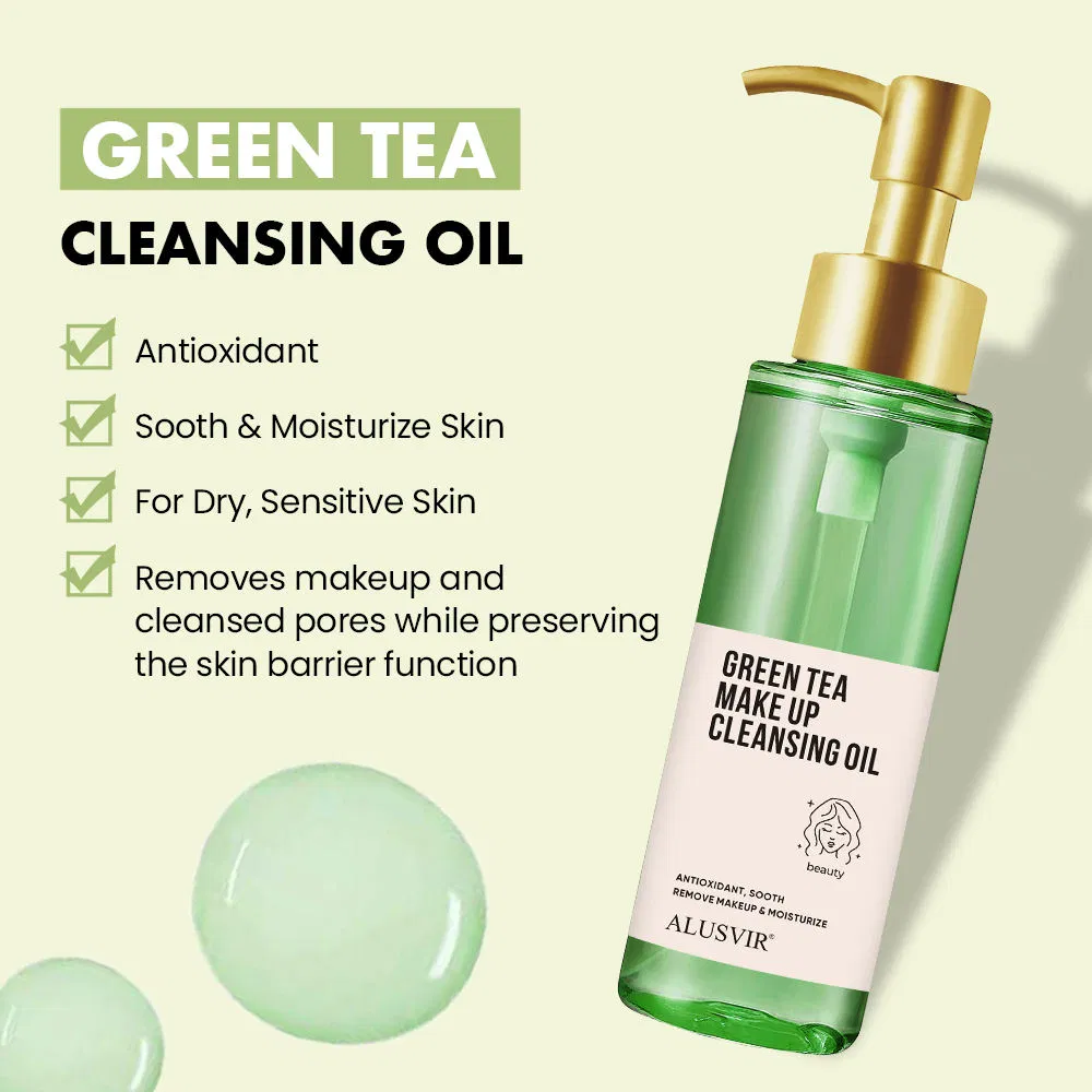 Liquid Oil Green Tea Pore Deep Cleansing Face Eye Makeup Remover