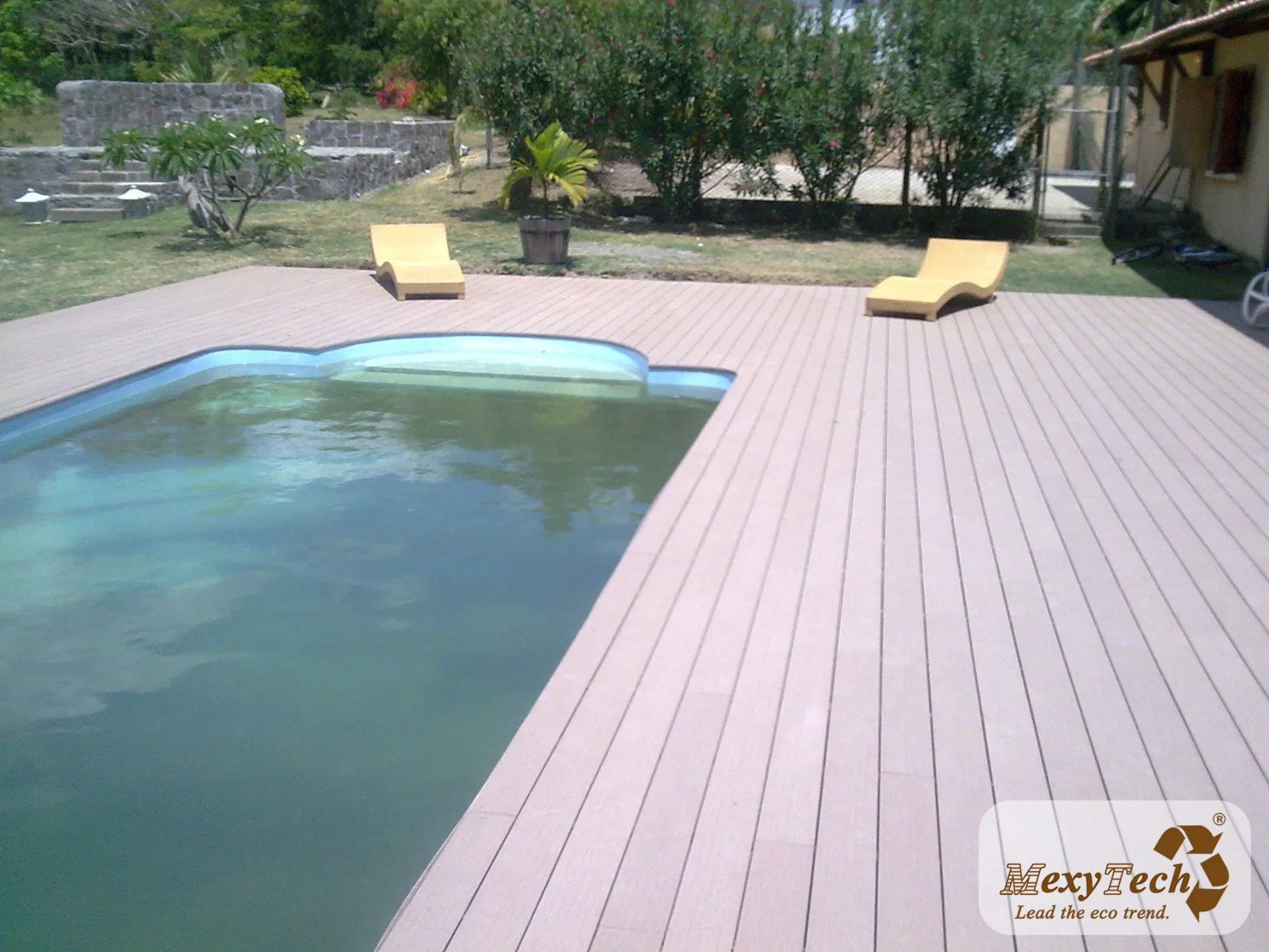 Wood Grain Texture WPC Wild Life Decking 140*23mm