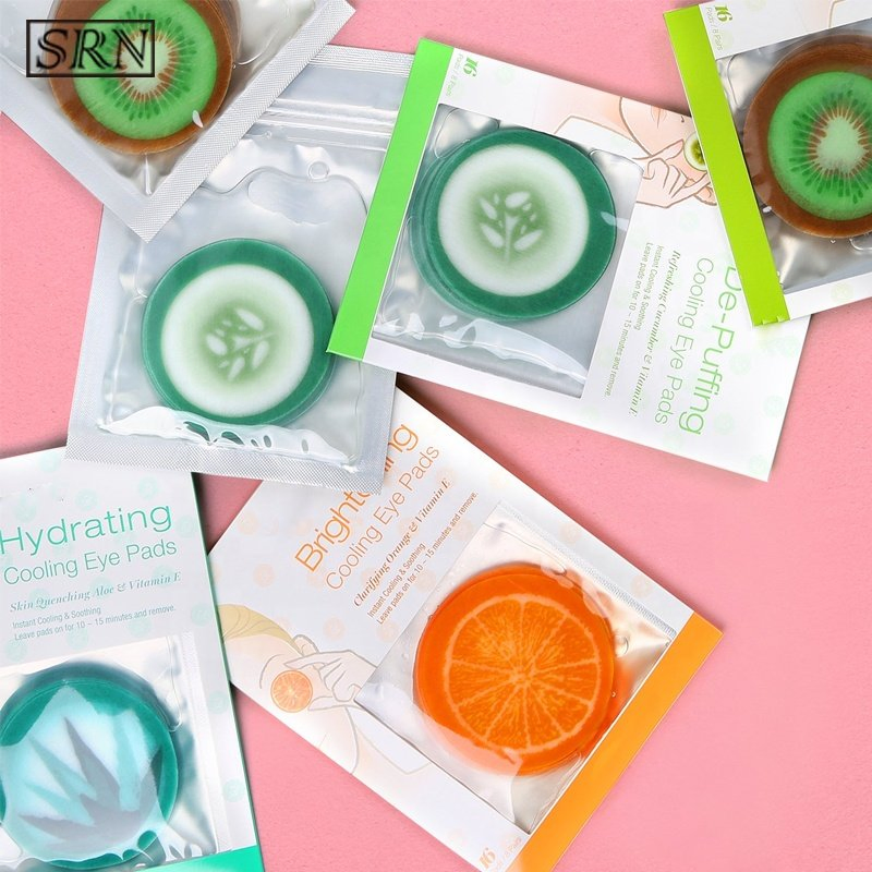 60PCS Jar Package Remove Fine Line Cucumber Under Eye Gel Pads