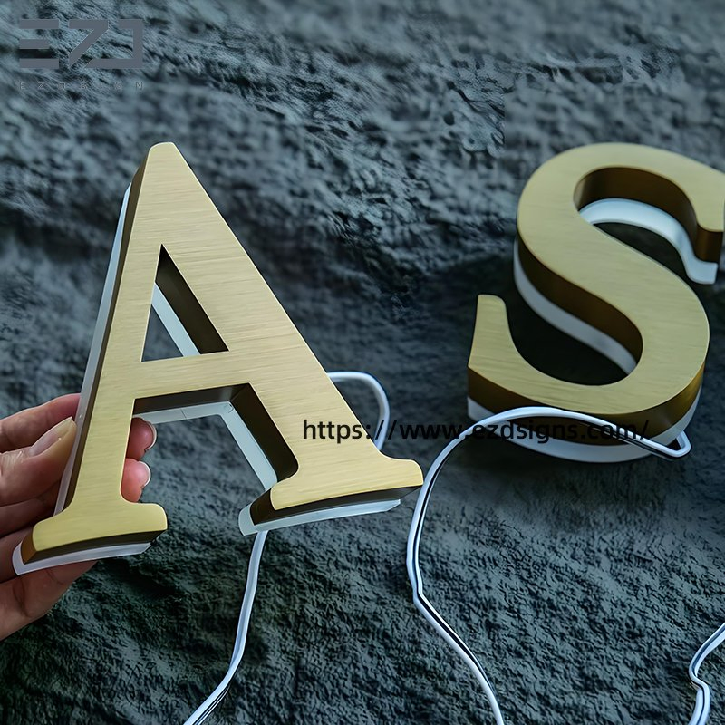 Food Fashion Store Front 3D Backlit Lighted Channel Letters Company Name Sign