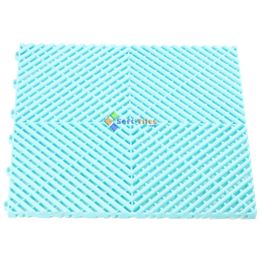 Вентилируемая плитка для пола гаража PP 400x400 мм